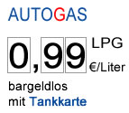 aktueller Gaspreis: 0.99 Euro