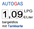 aktueller Gaspreis: 1.09 Euro